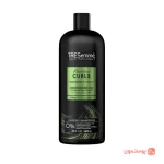 شامپو موهای فر ترزمه مدل Flawless Curls با روغن نارگیل (لیبل سبز)